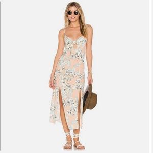 MINKPINK Palm Springs Midi Dress in Multi